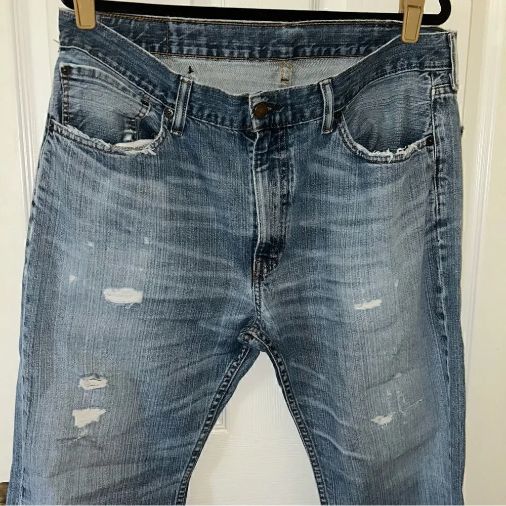 Levi’s 505 Distressed Denim Jeans